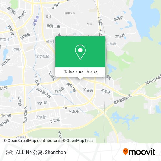 深圳ALLINN公寓 map