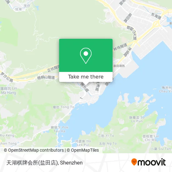天湖棋牌会所(盐田店) map