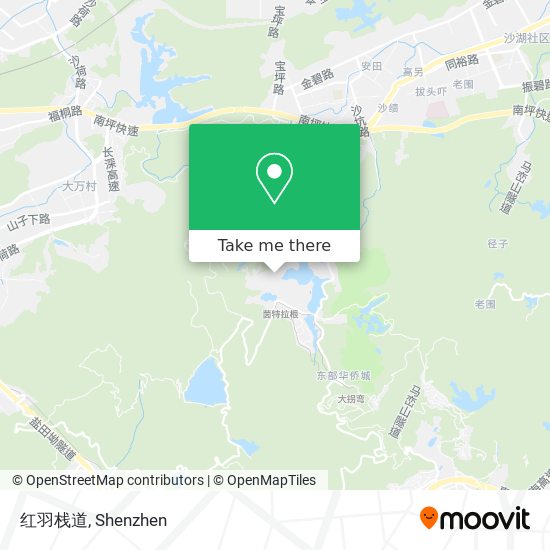 红羽栈道 map