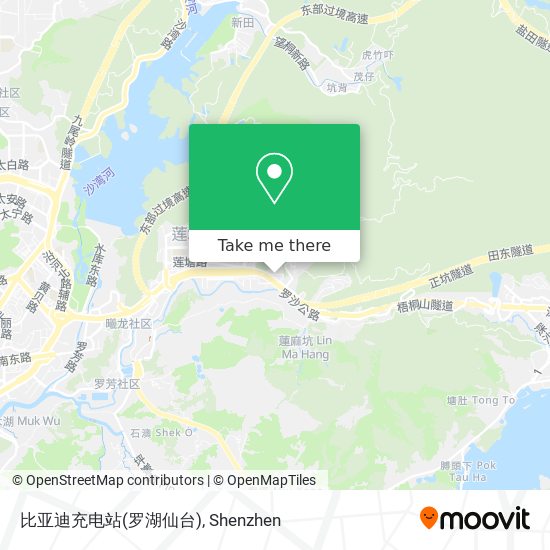 比亚迪充电站(罗湖仙台) map