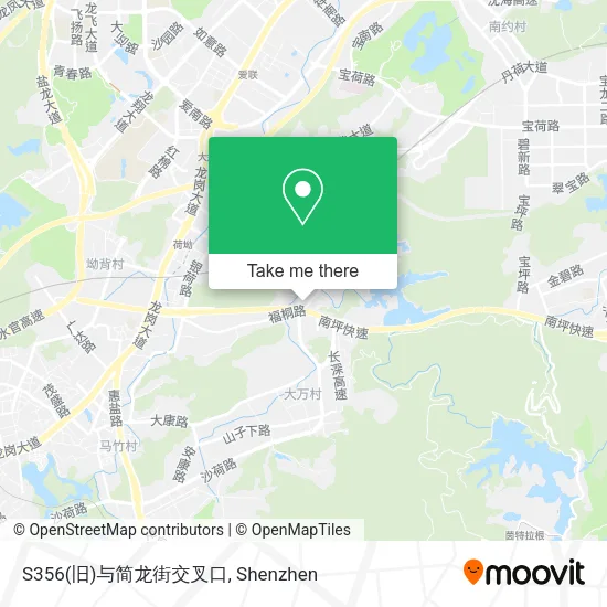 S356(旧)与简龙街交叉口 map