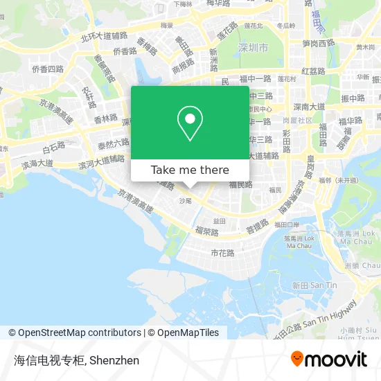 海信电视专柜 map