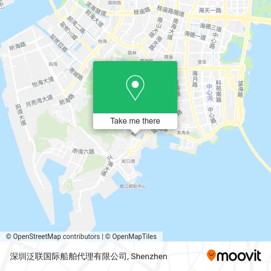 深圳泛联国际船舶代理有限公司 map