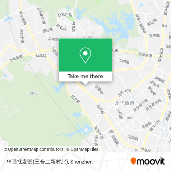 华强批发部(三合二新村北) map