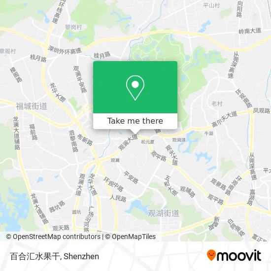 百合汇水果干 map