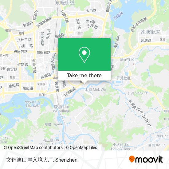 文锦渡口岸入境大厅 map