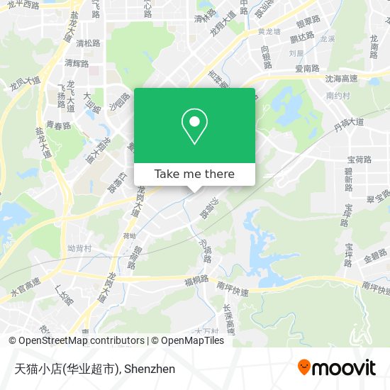 天猫小店(华业超市) map