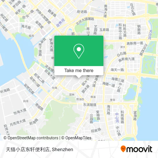 天猫小店东轩便利店 map