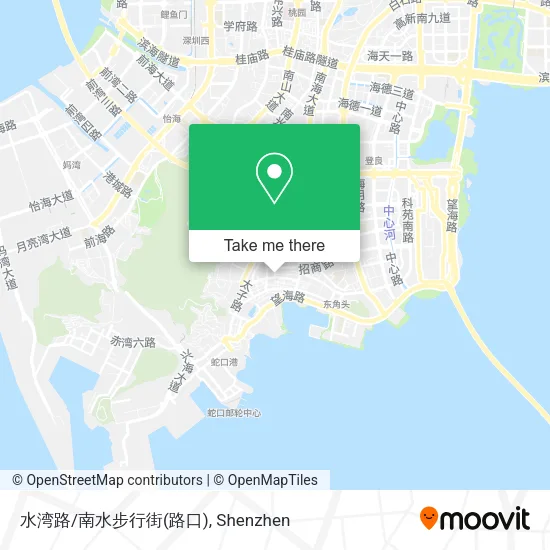 水湾路/南水步行街(路口) map