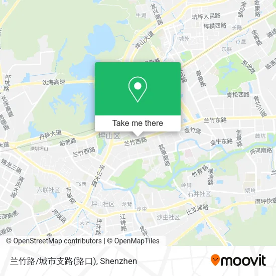 兰竹路/城市支路(路口) map