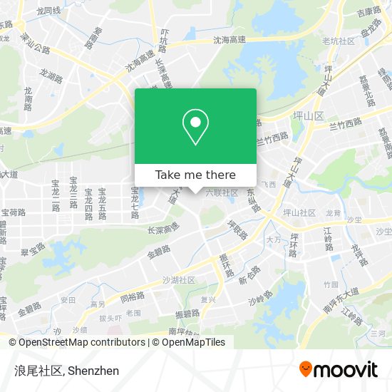 浪尾社区 map