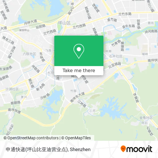 申通快递(坪山比亚迪营业点) map