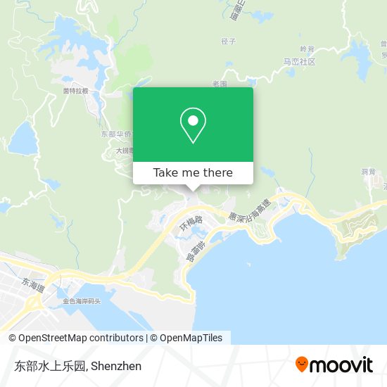 东部水上乐园 map