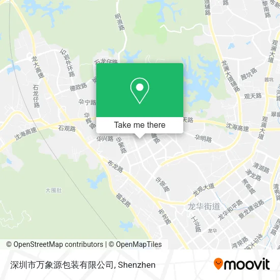 深圳市万象源包装有限公司 map
