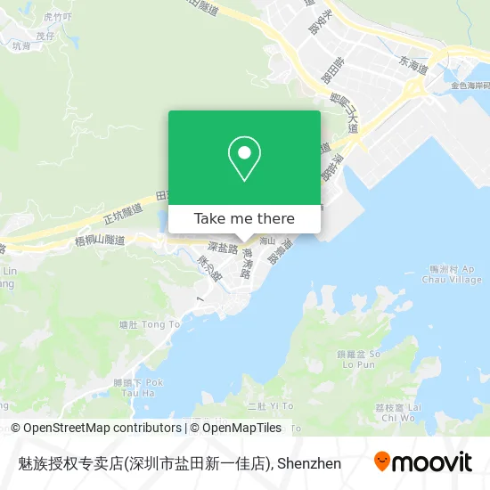 魅族授权专卖店(深圳市盐田新一佳店) map