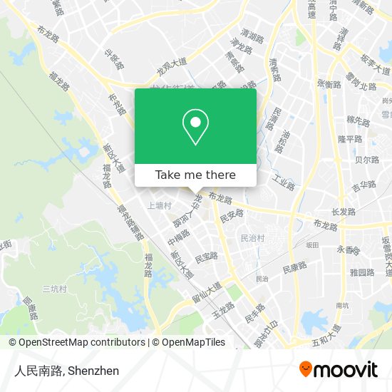 人民南路 map