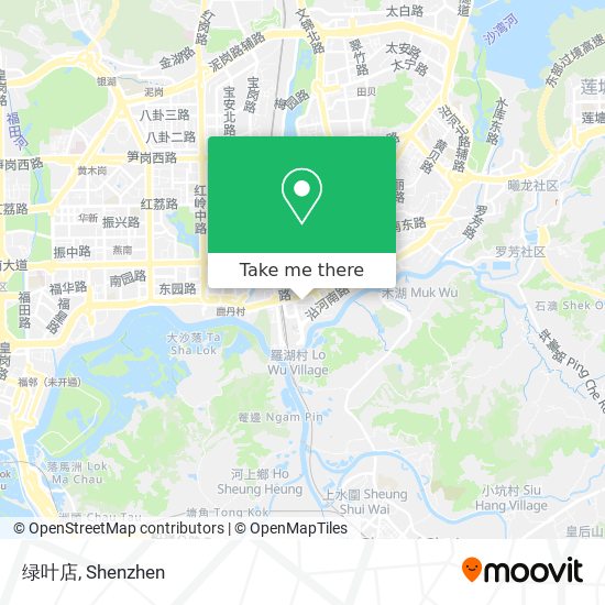 绿叶店 map