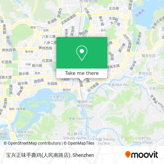 宝兴正味手撕鸡(人民南路店) map