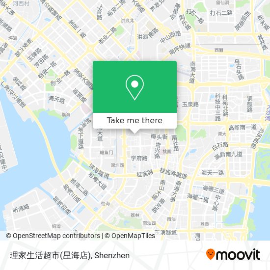 理家生活超市(星海店) map