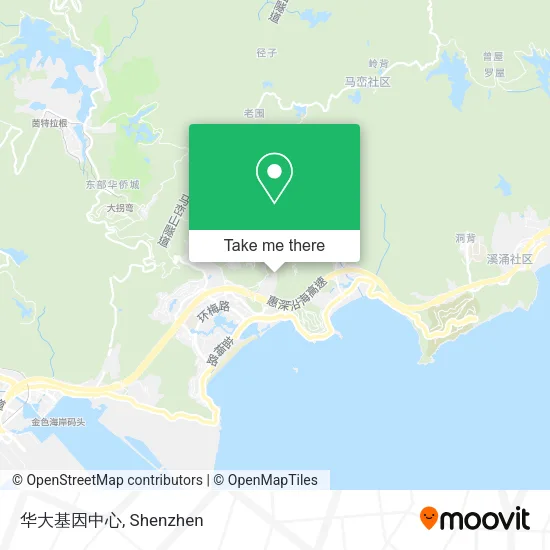 华大基因中心 map