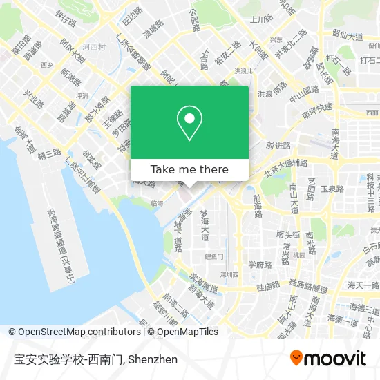 宝安实验学校-西南门 map