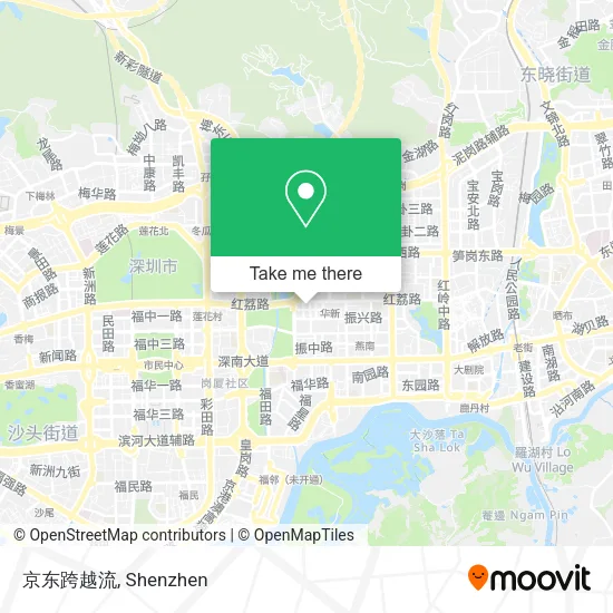京东跨越流 map