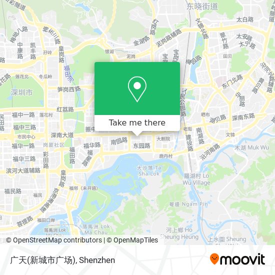 广天(新城市广场) map