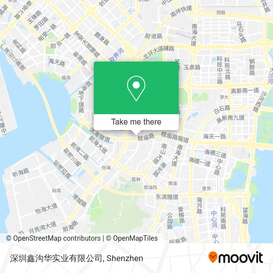 深圳鑫沟华实业有限公司 map