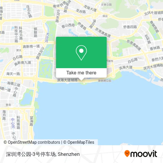 深圳湾公园-3号停车场 map