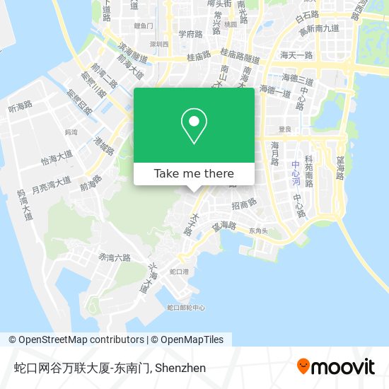 蛇口网谷万联大厦-东南门 map