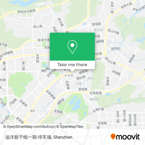 远洋新干线一期-停车场 map