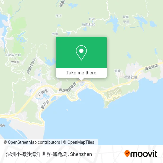 深圳小梅沙海洋世界-海龟岛 map