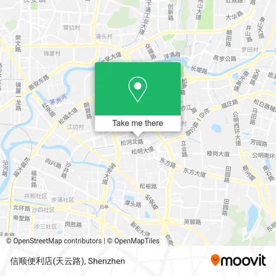 信顺便利店(天云路) map