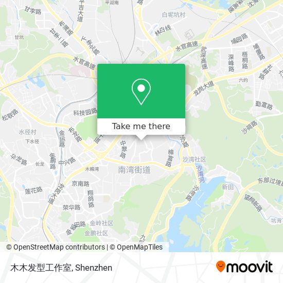 木木发型工作室 map