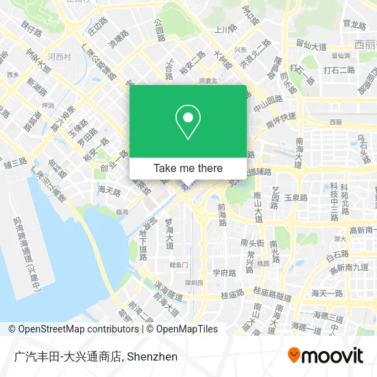 广汽丰田-大兴通商店 map