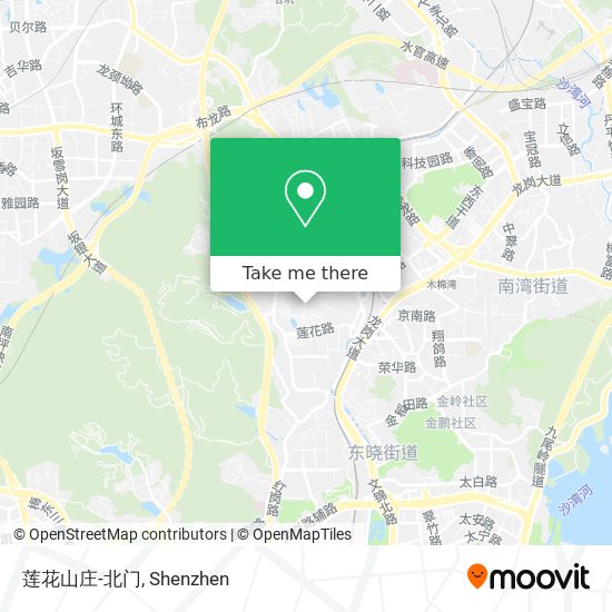 莲花山庄-北门 map