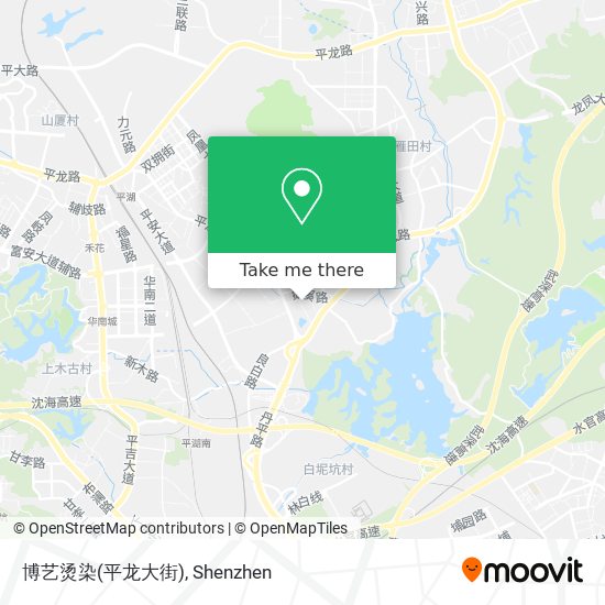 博艺烫染(平龙大街) map