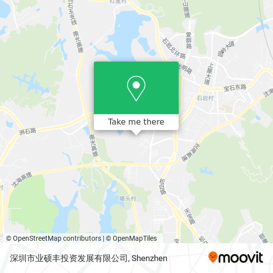 深圳市业硕丰投资发展有限公司 map