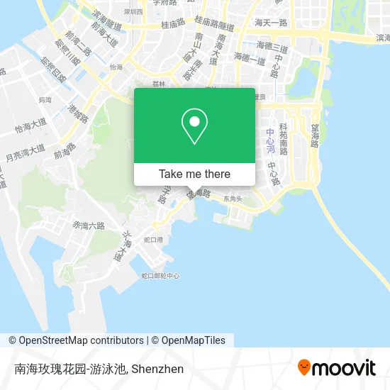 南海玫瑰花园-游泳池 map