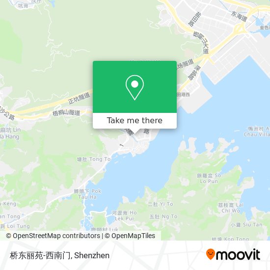 桥东丽苑-西南门 map