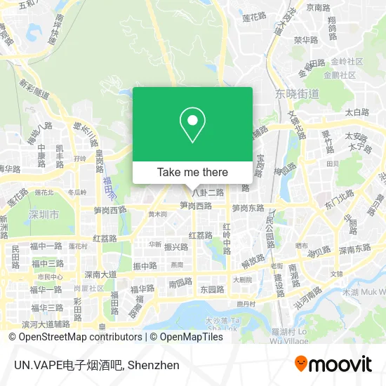 UN.VAPE电子烟酒吧 map