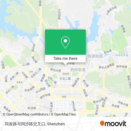 同发路与同沙路交叉口 map