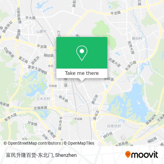 富民升隆百货-东北门 map