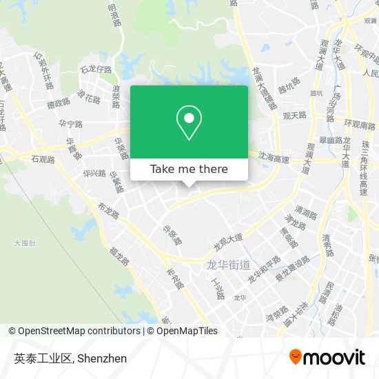 英泰工业区 map