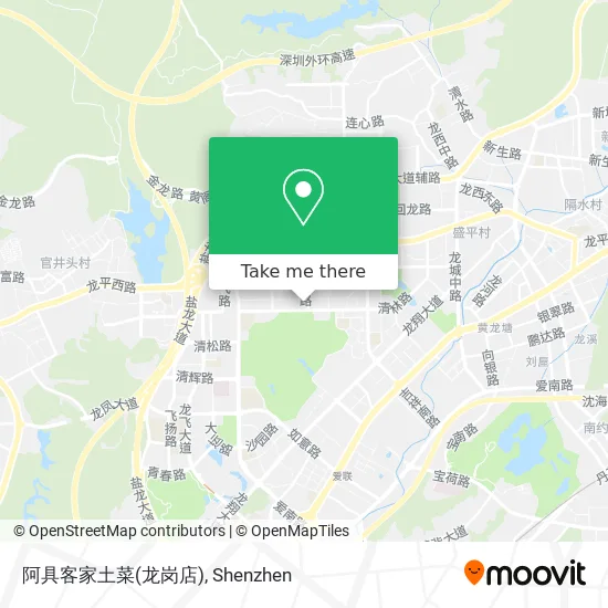 阿具客家土菜(龙岗店) map