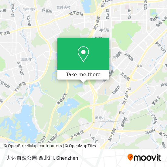 大运自然公园-西北门 map