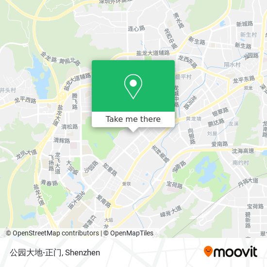 公园大地-正门 map