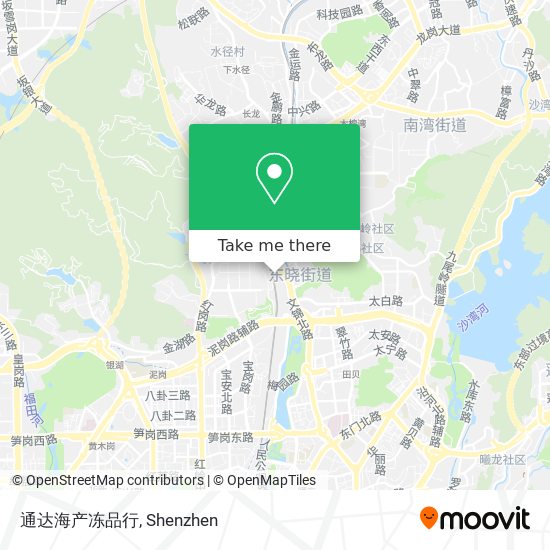 通达海产冻品行 map