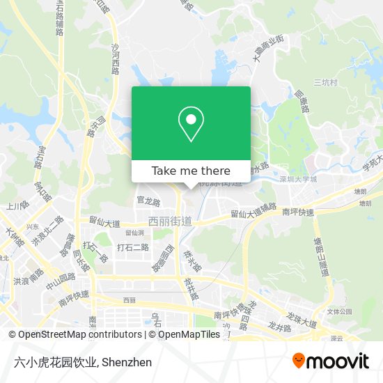 六小虎花园饮业 map