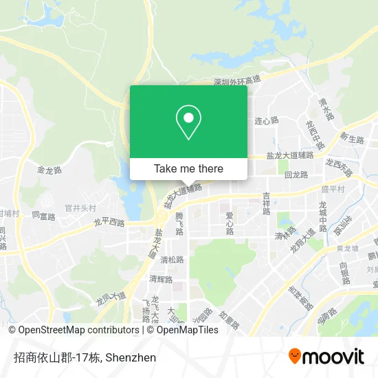 招商依山郡-17栋 map